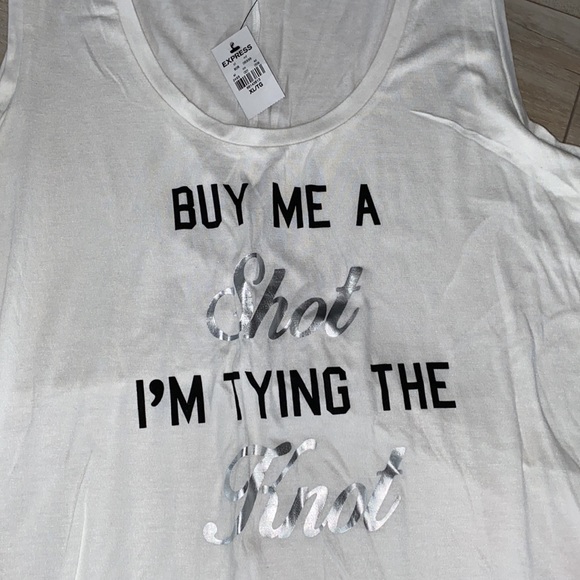 NWT Express Bride Tank - Picture 2 of 2